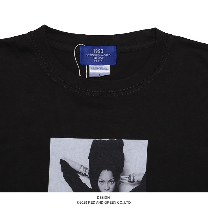 1993 DESIGNED WORLD HIPHOP Tシャツ 半袖 大きいサイズ ナイン