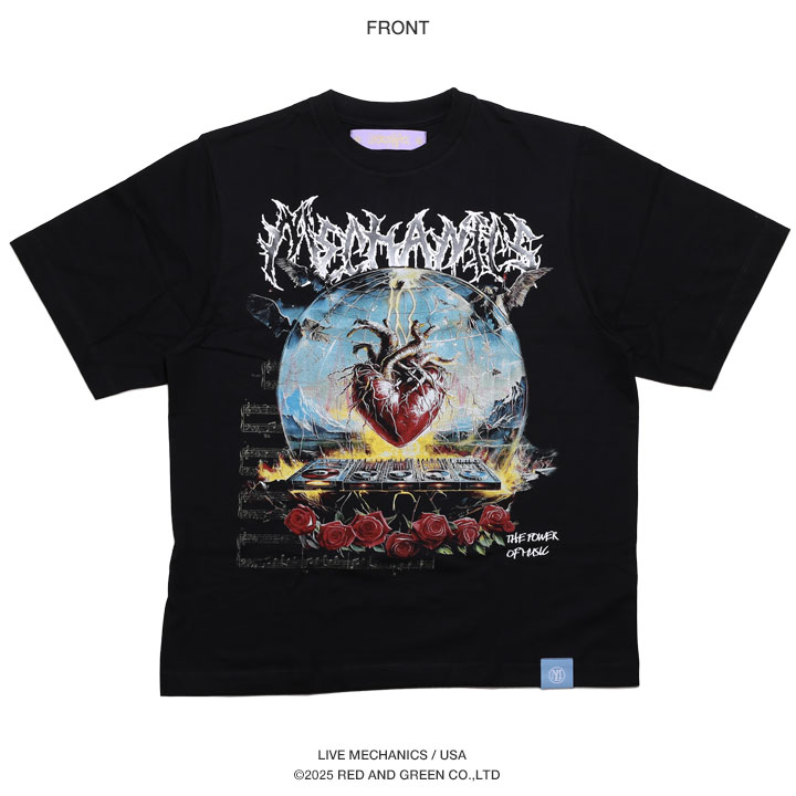 LIVE MECHANICS Tシャツ 半袖 大きいサイズ ライブメカニクス おしゃれ
