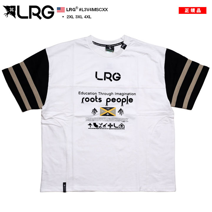 LRG LRG Tシャツ 半袖 大きいサイズ エルアールジー フットボール