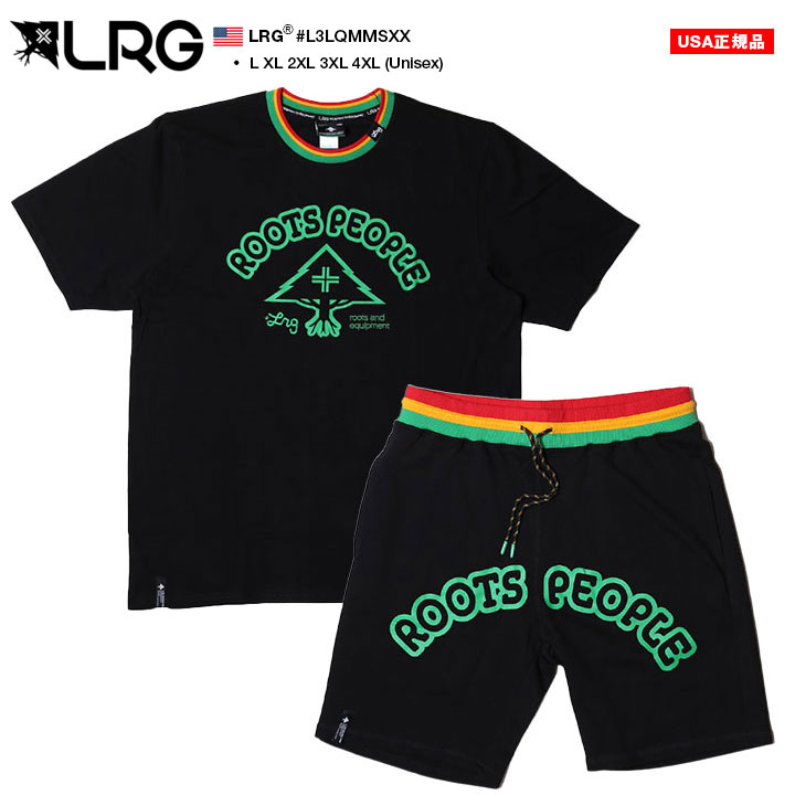 LRG 上下セット 半袖 ブランド Tシャツ ハーフパンツ 大きい