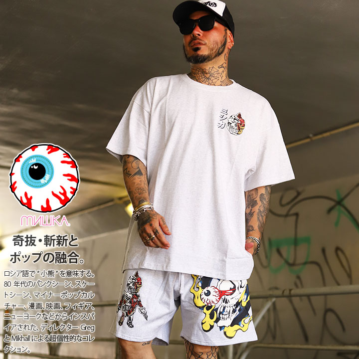 MISHKA 月末5％OFFクーポン配布中/ 半袖Tシャツ ミシカ Tシャツ