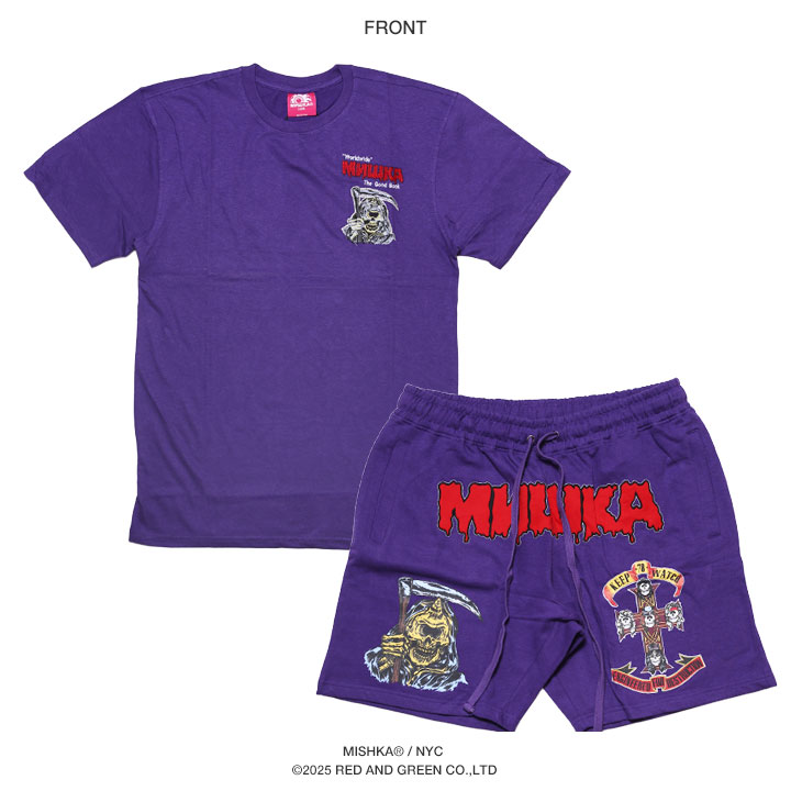 MISHKA（ミシカ） セットアップ 派手 上下セット 半袖 ブランド T