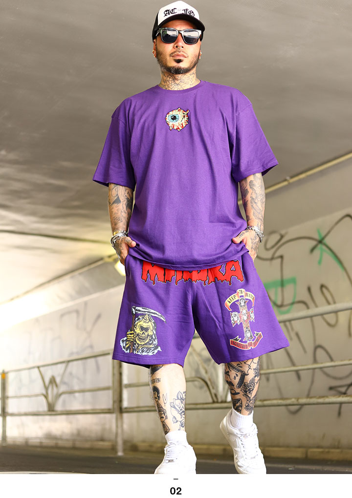 MISHKA（ミシカ） セットアップ 上下セット 半袖 ブランド Tシャツ
