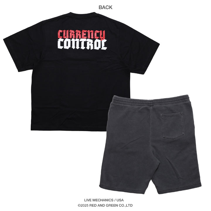 LIVE MECHANICS 上下セット 半袖 ブランド Tシャツ ハーフパンツ