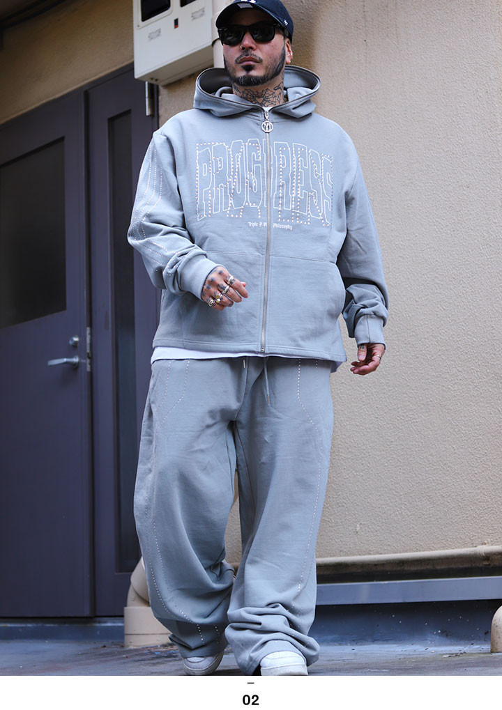 LIVE MECHANICS パーカー ショート丈 ブランド フーディ 長袖