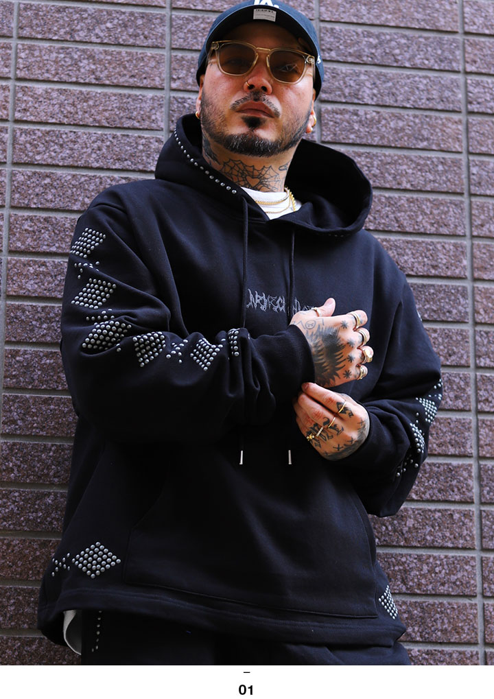 LIVE MECHANICS パーカー ショート丈 ブランド フーディ 長袖