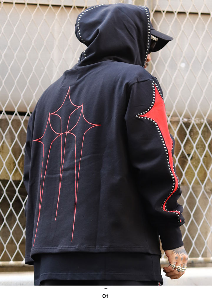 LIVE MECHANICS パーカー ブランド スケボー フーディ 長袖 スウェット