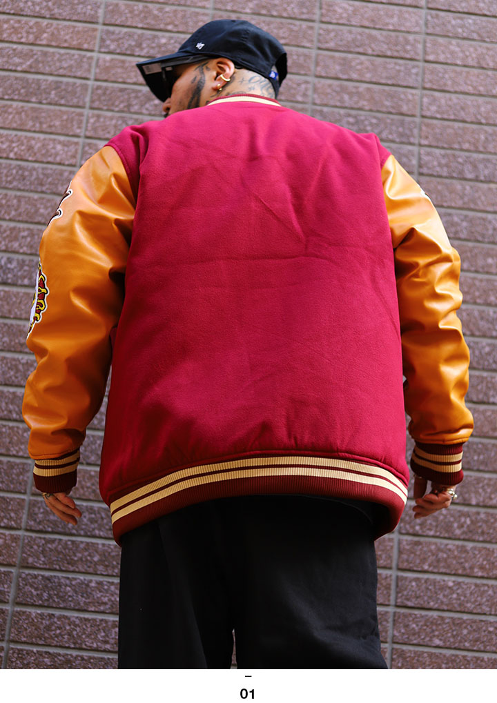 MISHKA（ミシカ） アウター 長袖 スタジャン ブルゾン 大きいサイズ