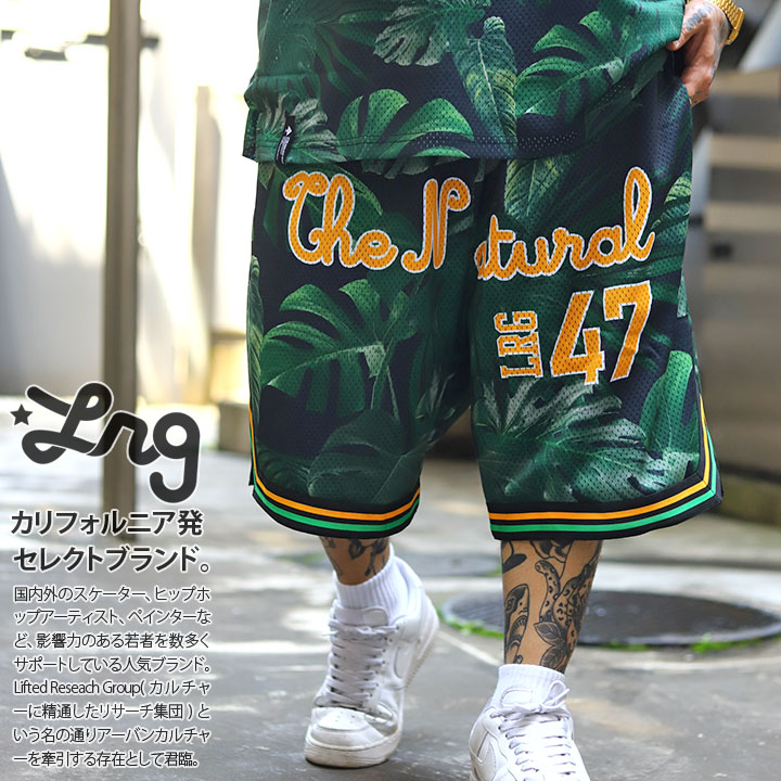 LRG ハーフパンツ バスパン 半ズボン 短パン 大きいサイズ エルアール