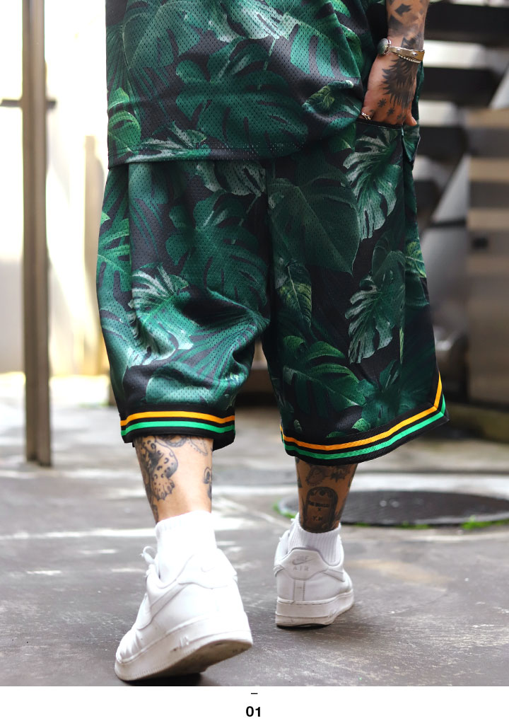 LRG ハーフパンツ バスパン 半ズボン 短パン 大きいサイズ エルアール