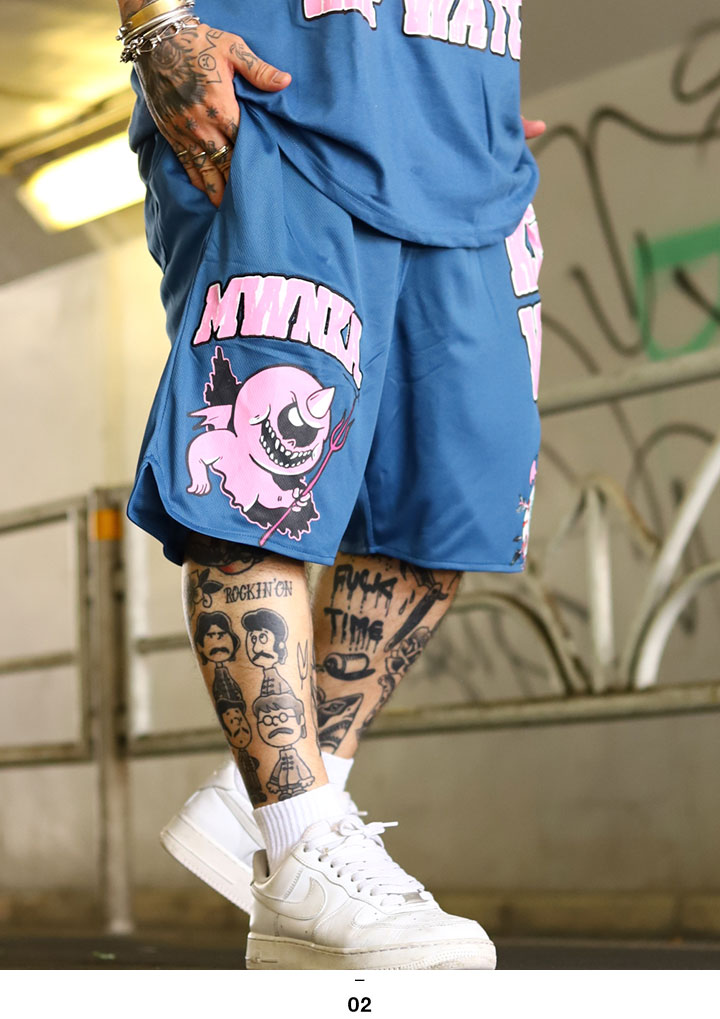 ★即納★［入手困難］ミシカ MISHKA ハーフパンツ スウェット 楽天市場】MISHKA ハーフパンツ スウェット 半ズボン 短パン