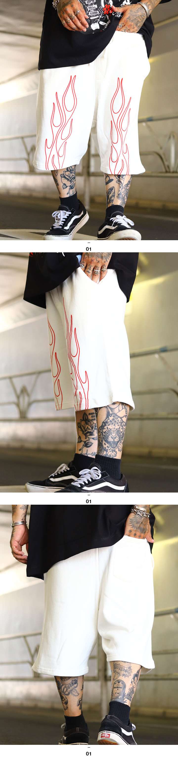 LIVE MECHANICS ハーフパンツ スウェット 裏起毛 半ズボン 短パン