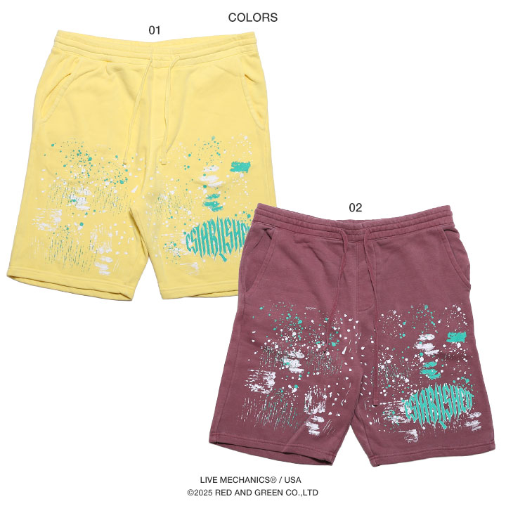 LIVE MECHANICS ハーフパンツ スウェット 半ズボン 短パン 大きい