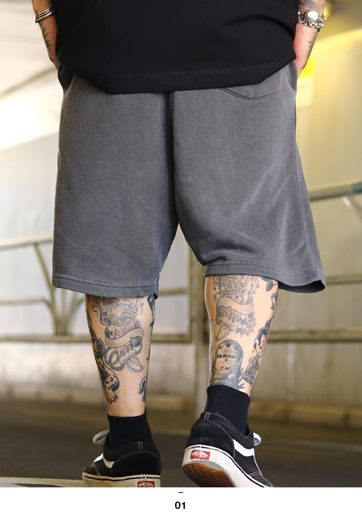 LIVE MECHANICS ハーフパンツ スウェット 半ズボン 短パン メンズ 黒 大きいサイズ ライブメカニクス ショートパンツ オールド文字 トライバル文字 黒シブ 黒渋 シブ黒 スミ黒 総柄 b系 ヒップホップ ファッション ストリート系 2025春夏 新作 WES7 LIVE MECHANICS ハーフパンツ スウェット 半ズボン 短パン 大きい