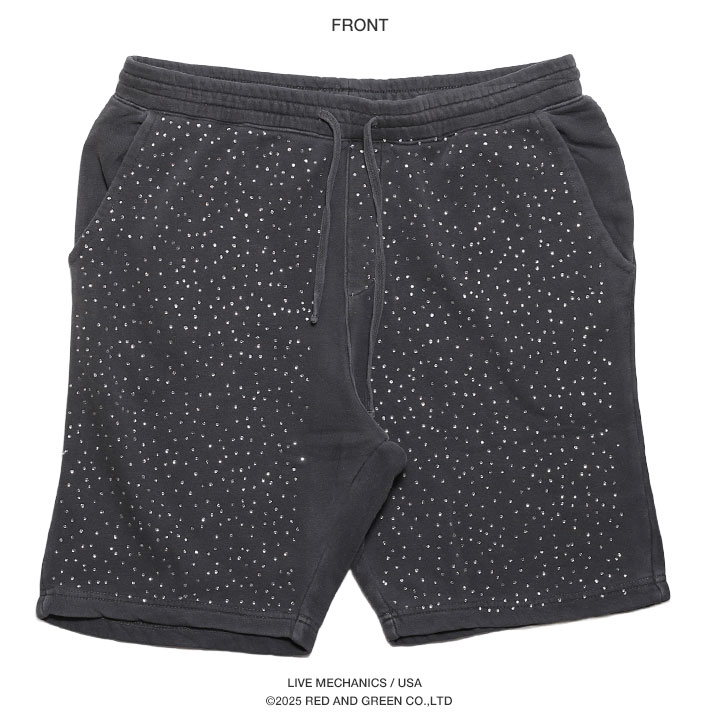 LIVE MECHANICS ハーフパンツ スウェット 半ズボン 短パン 大きい
