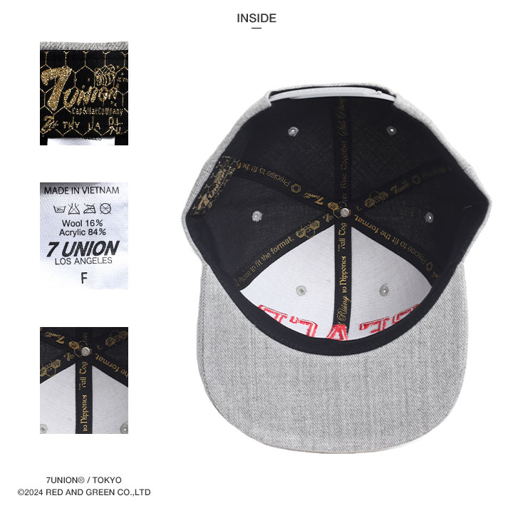 7Union（セブンユニオン） キャップ 大きいサイズ 帽子 cap 深め