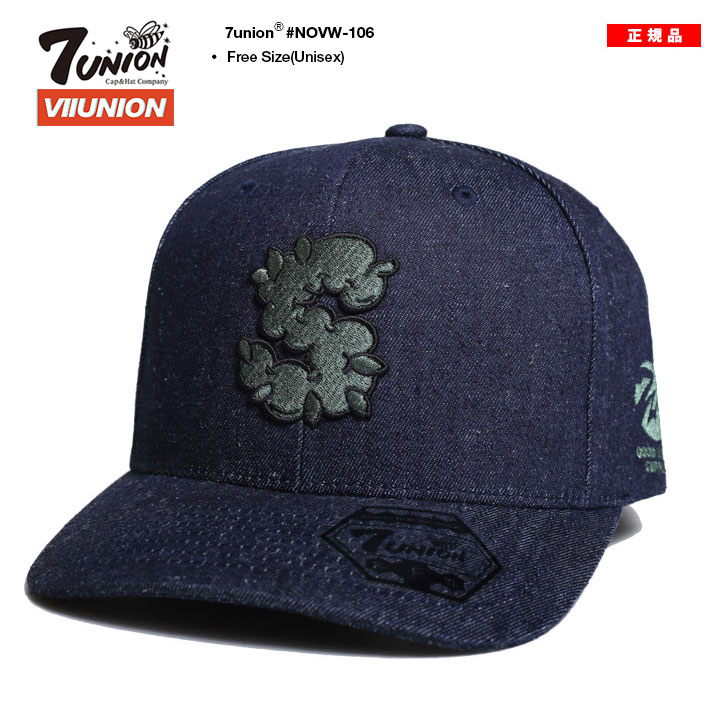 ★即納★ セブンユニオン 7UNION キャップ 帽子 デニム 迷彩柄 7Union 7union キャップ デニム 大きいサイズ セブンユニオン