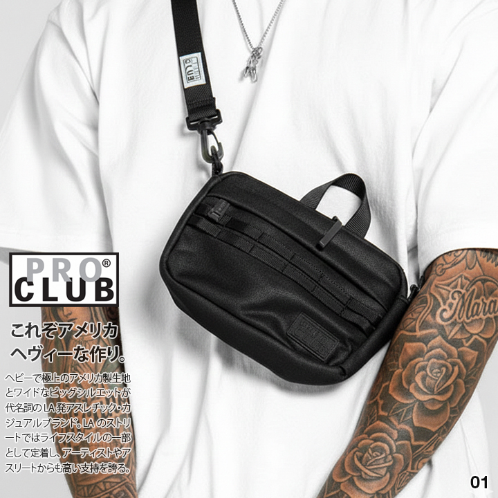 PRO CLUB バッグ スマホショルダー ミニショルダーバッグ ショルダー 
