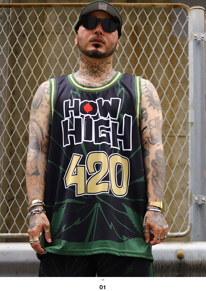 REASON × HOW HIGH ノースリーブ 大きいサイズ ハウ ハイ 映画 ビー