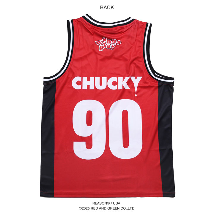入手困難 REASON × Chucky セットアップ ノースリーブ REASON × Chucky ノースリーブ 大きいサイズ チャッキー Child's