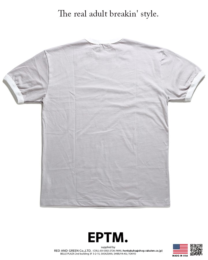 EPTM エピトミ Tシャツ エピトミ EPTM Tシャツ 半袖 かっこいい 金 刺繍 バイカラー