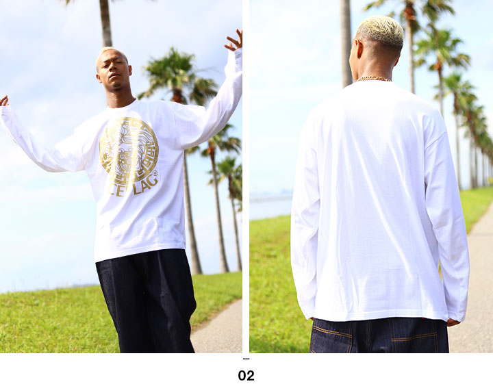ACEFLAG（エースフラッグ） ロンT 大きいサイズ Tシャツ 長袖 : 本格派