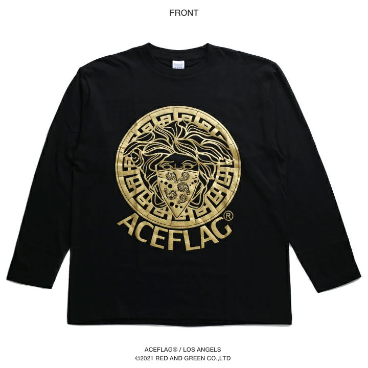 ACEFLAG（エースフラッグ） ロンT 大きいサイズ Tシャツ 長袖 : 本格派