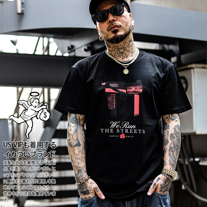 HASTA MUERTE Tシャツ 半袖 大きいサイズ ハスタ ムエルテ We Run the 