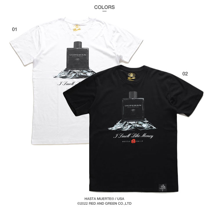 HASTA MUERTE Tシャツ 半袖 大きいサイズ ハスタ ムエルテ 派手 総柄