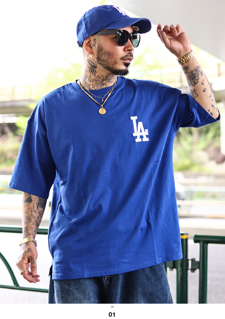 MLB ロサンゼルス ドジャース Tシャツ 半袖 大きいサイズ Dodgers LA