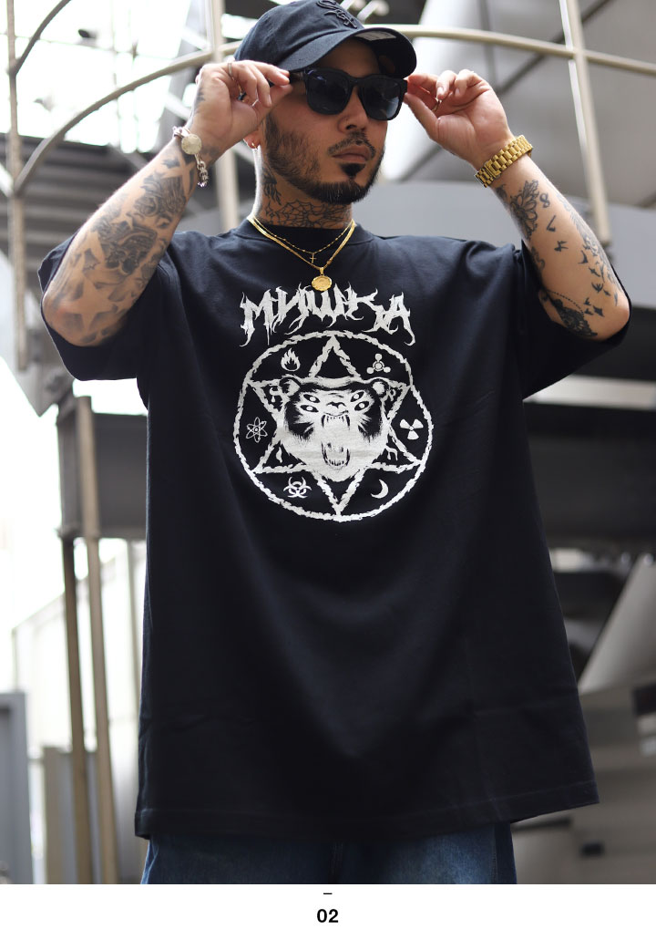 MISHKA Tシャツ 半袖 大きいサイズ ミシカ 魔法陣 炎 熊 くま Death Adder キャラクター ビッグシルエット オーバーサイズ :  911123520 : 本格派大人のB系XL&零ZERO - 通販 - Yahoo!ショッピング