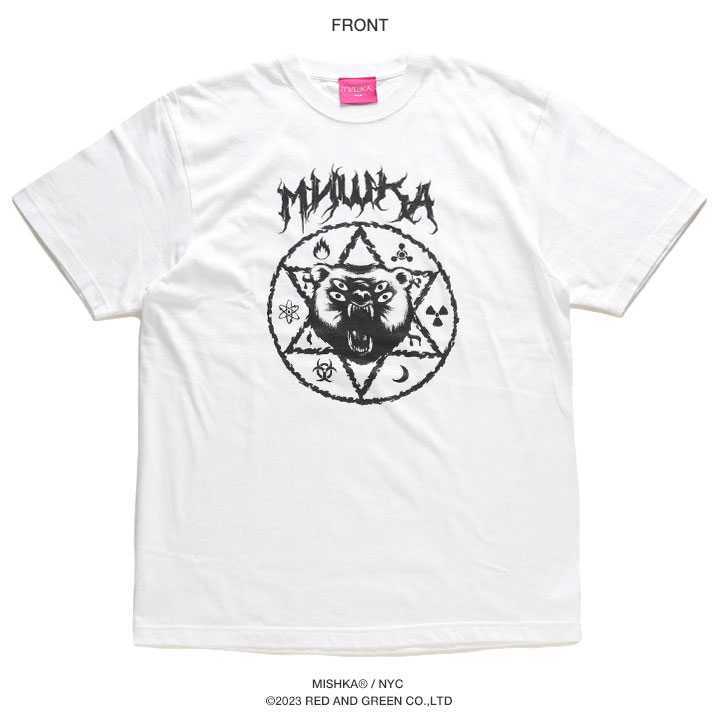 MISHKA Tシャツ 半袖 大きいサイズ ミシカ 魔法陣 炎 熊 くま Death Adder キャラクター ビッグシルエット オーバーサイズ :  911123520 : 本格派大人のB系XL&零ZERO - 通販 - Yahoo!ショッピング