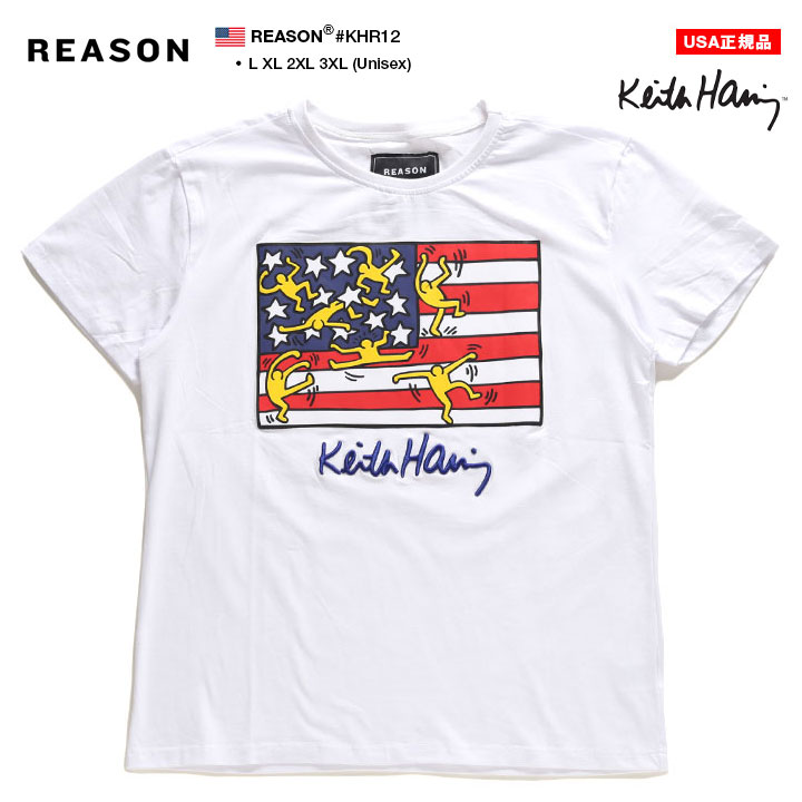 REASON × キースヘリング Tシャツ 半袖 大きいサイズ Keith Haring