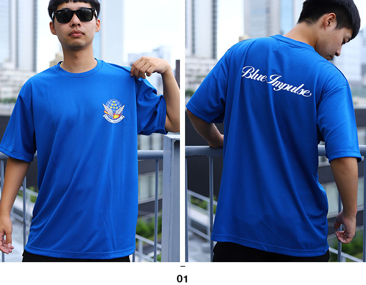 自衛隊 グッズ ブルーインパルス エンブレム 空自 Tシャツ 半袖