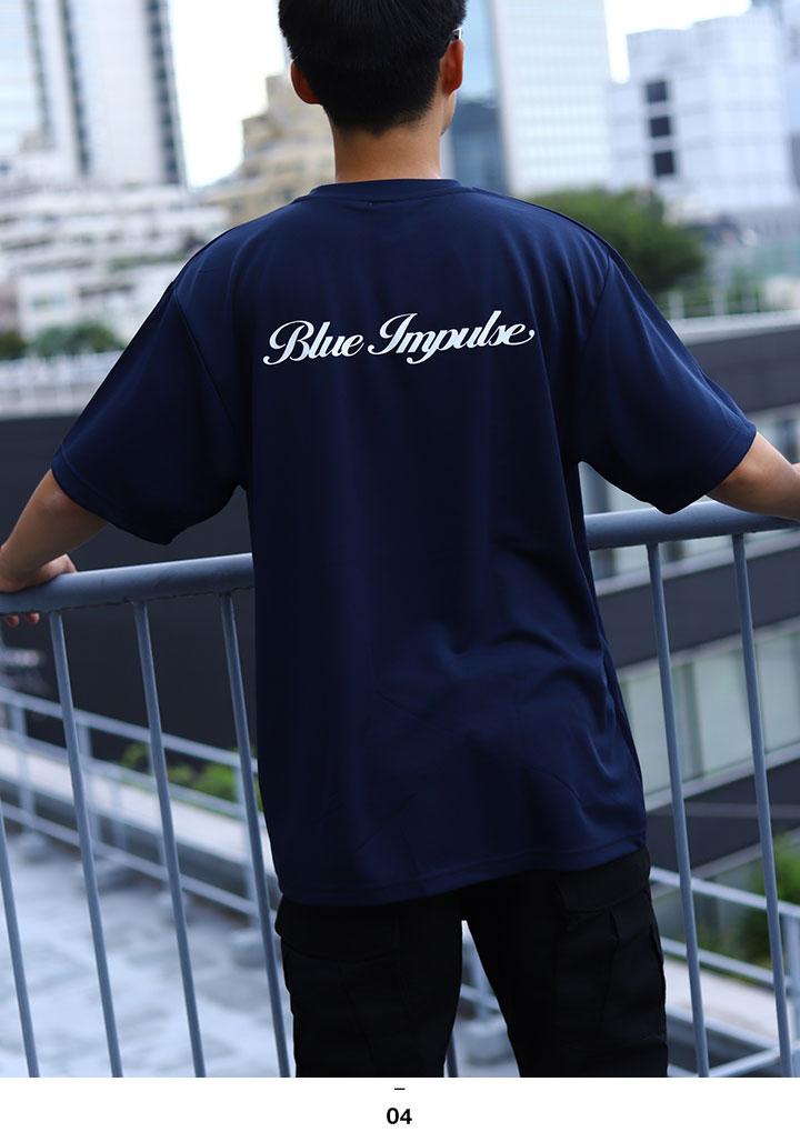 自衛隊 グッズ ブルーインパルス エンブレム 空自 Tシャツ 半袖 UV