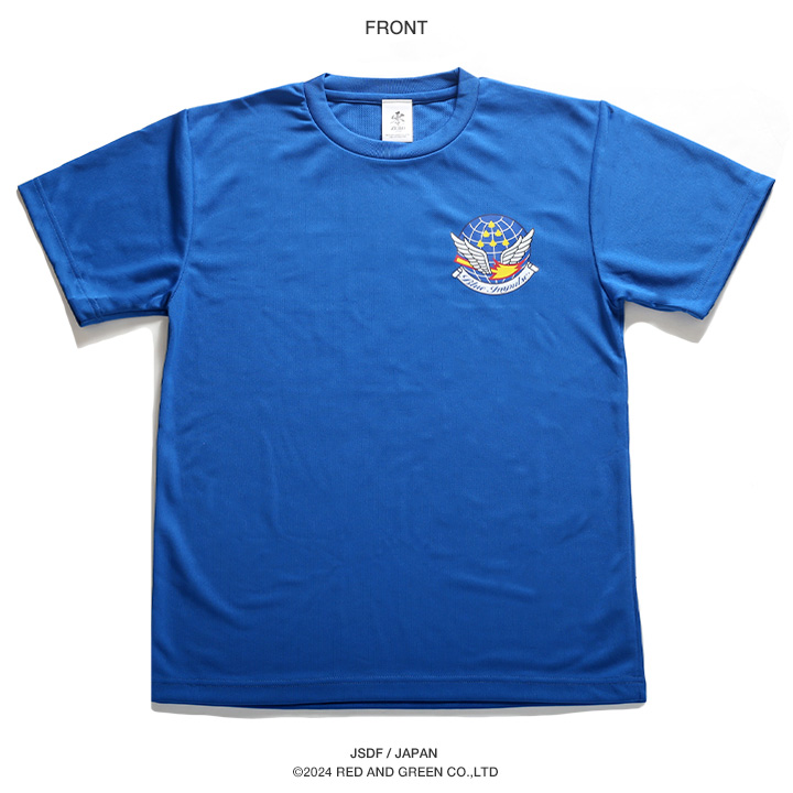 美品 Blue Impulse 半袖シャツ M ネイビー JASDF 防衛省 自衛隊 グッズ ブルーインパルス エンブレム 空自 Tシャツ 半袖