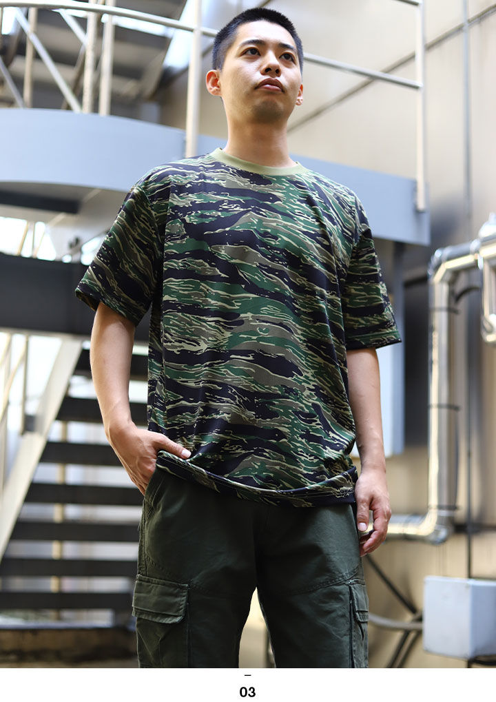 USアーミー アメリカ陸軍 Tシャツ 半袖 ACU デジカモ タイガーカモ