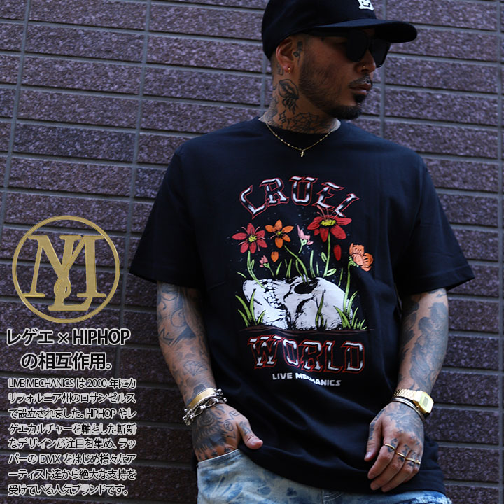 LIVE MECHANICS Tシャツ 半袖 大きいサイズ ライブメカニクス シンプル