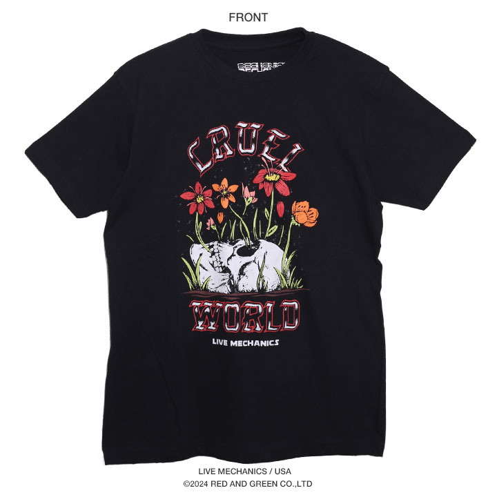 LIVE MECHANICS Tシャツ 半袖 大きいサイズ ライブメカニクス シンプル