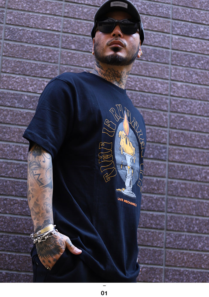入手困難 送料無料 ライブメカニクス LIVE MECHANICS Tシャツ LIVE MECHANICS Tシャツ 半袖 大きいサイズ ライブメカニクス