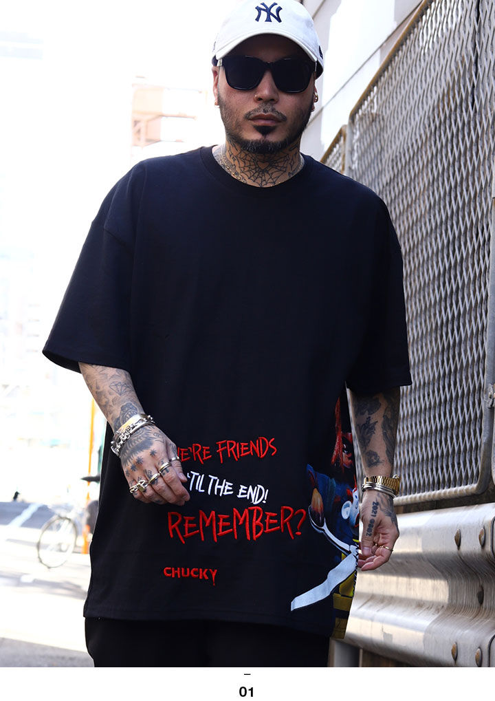 入手困難 即納 送料込 リーズン REASON × Chucky Tシャツ REASON × Chucky Tシャツ 半袖 大きいサイズ チャッキー Child's