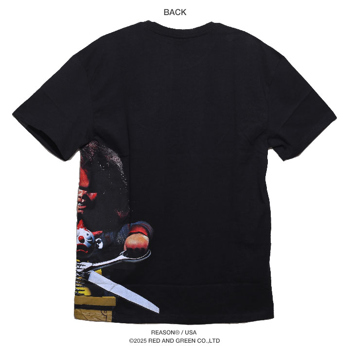 REASON × Chucky Tシャツ 半袖 大きいサイズ チャッキー Child's