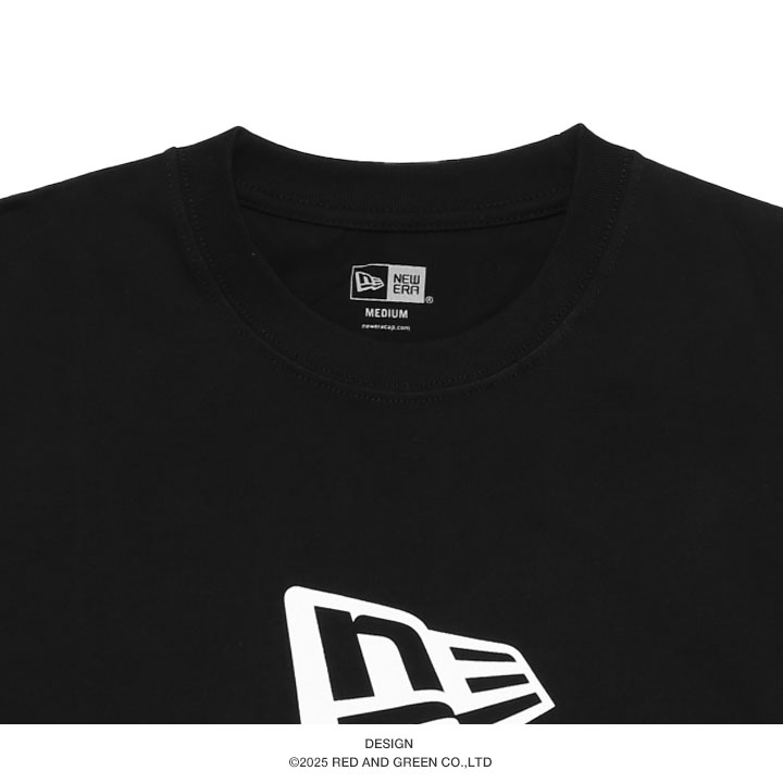 NEW ERA　デザインTシャツ　刺繍　ワンポイント　スクエアロゴ　フェード NEW ERA デザインTシャツ 刺繍 ワンポイント スクエアロゴ
