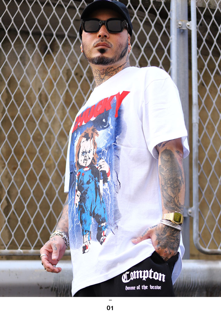 入手困難 即納 送料込 リーズン REASON × Chucky Tシャツ REASON × Chucky Tシャツ 半袖 大きいサイズ チャッキー Child's