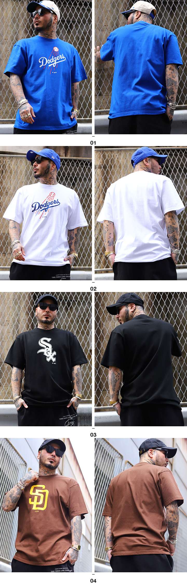 MLB ■ LAドジャース ベーシック ロゴ オーバーサイズTシャツ MLB ロサンゼルス ドジャース Tシャツ 半袖 大きいサイズ
