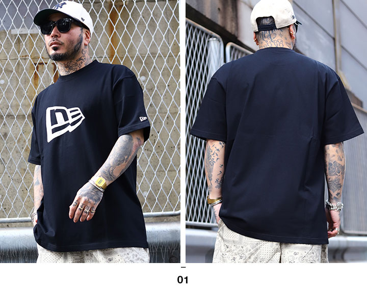 NEWERA Tシャツ 半袖 大きいサイズ ロゴ スポーツ おしゃれ