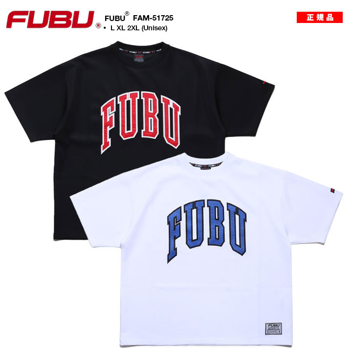 FUBU(フブ) ベースボール ゲームシャツ ビッグロゴ刺繡