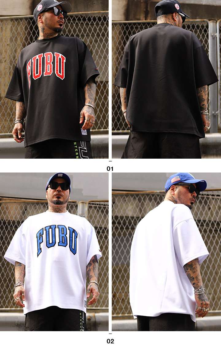 FUBU（フブ） 半袖 ジャージ Tシャツ 野球 ゲームシャツ 大きいサイズ