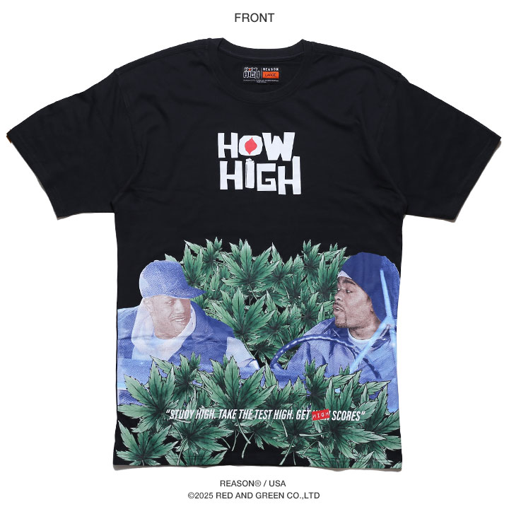 REASON × HOW HIGH Tシャツ 半袖 大きいサイズ ハウ ハイ 映画 ビー