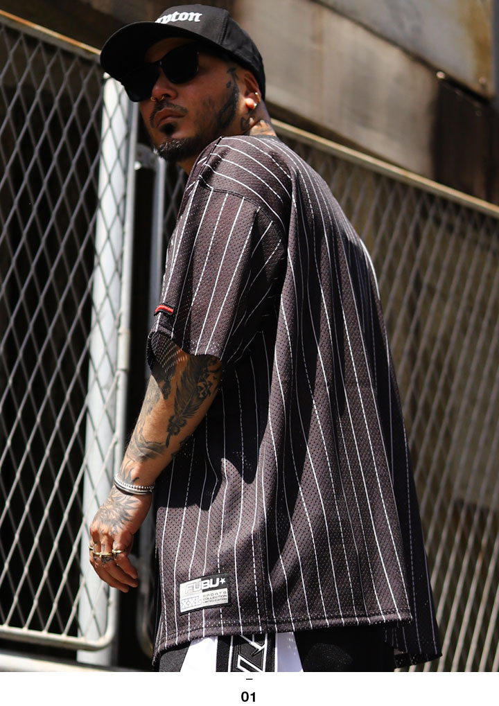 FUBU（フブ） FUBU Tシャツ 半袖 速乾 通気性 大きいサイズ メッシュT